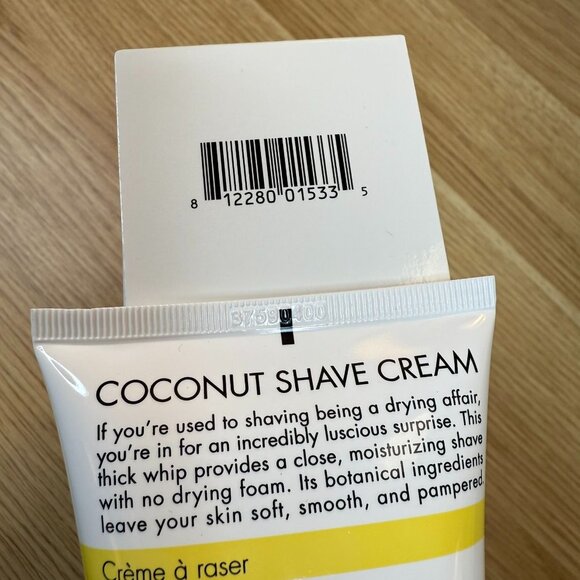 Whish Coconut Shave Cream Luxurious Moisturizing Shave for Smooth Skin Full Size - Picture 6 of 14